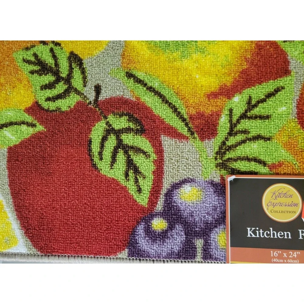 Printed Nylon Kitchen Rug (non skid latex back) (16